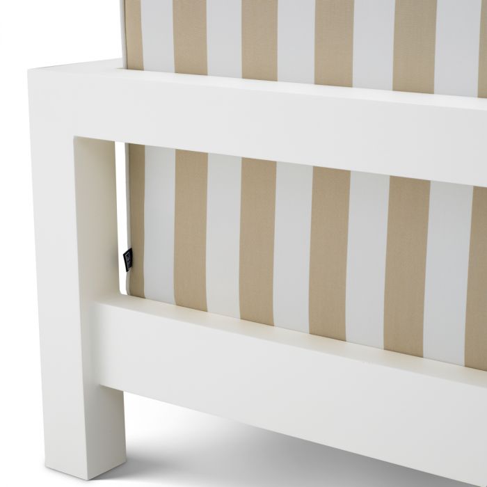 Outdoor Chair Cap-Antibes matte white florent beige