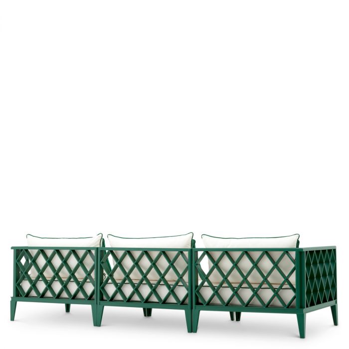 Outdoor Sofa Ocean Club L green blaise off-white florent green