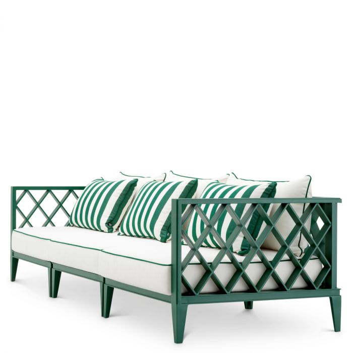 Outdoor Sofa Ocean Club L green blaise off-white florent green