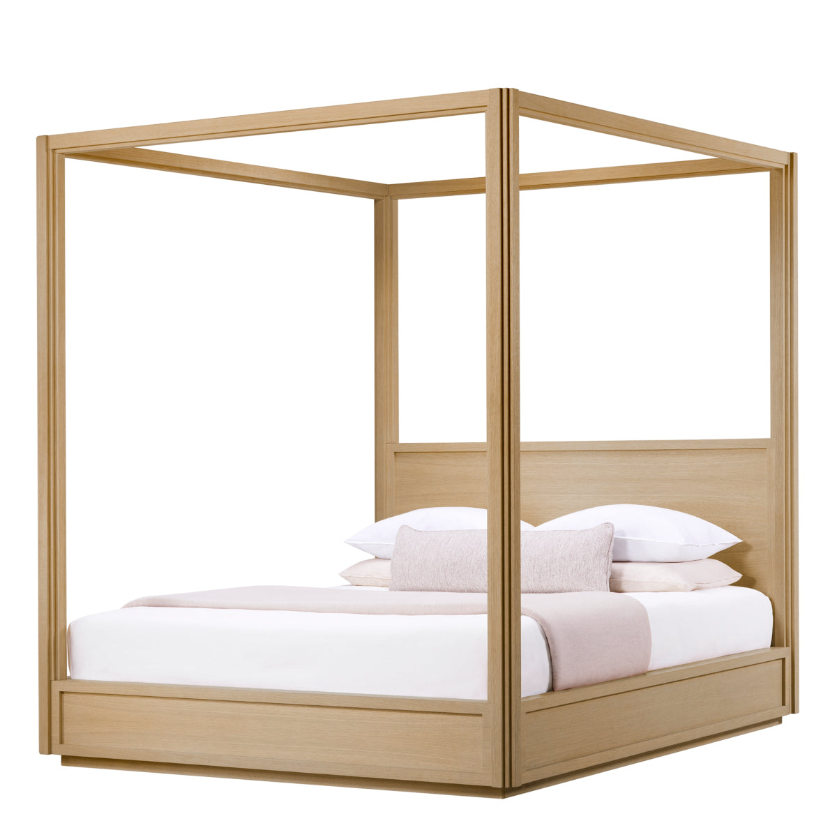 Oak Canopy King Bed Tribeca | Eichholtzmh.com