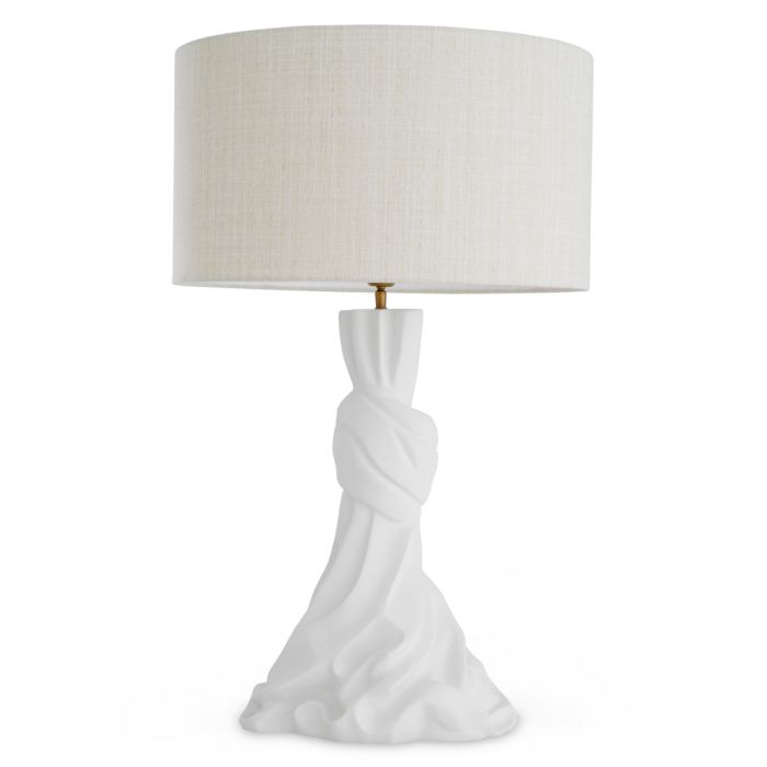 Table Lamp Banyan white finish incl shade