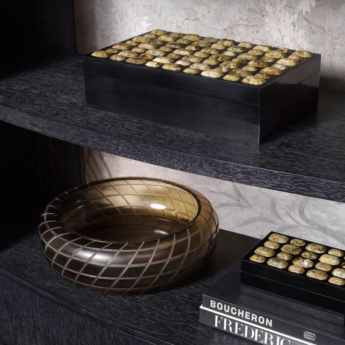 Box Lucida L faux amber