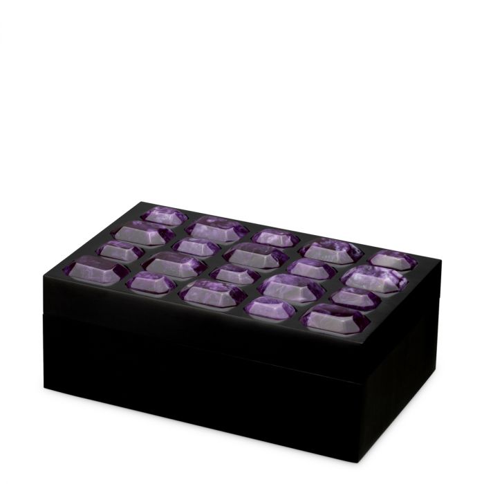 Box Lucida S faux amethyst