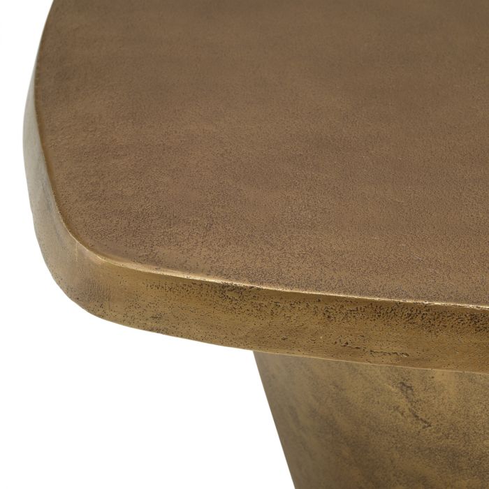 Coffee Table Pierro vintage brass finish set of 2