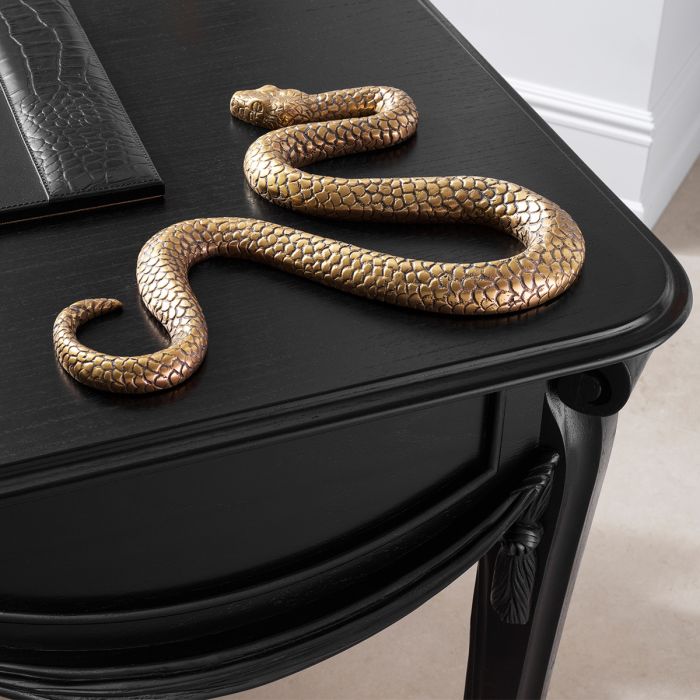 Object Serpent vintage brass finish