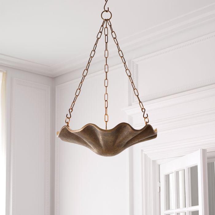 Chandelier Aurelia vintage brass finish