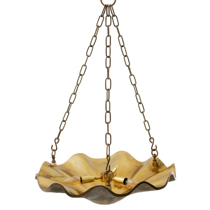 Chandelier Aurelia vintage brass finish