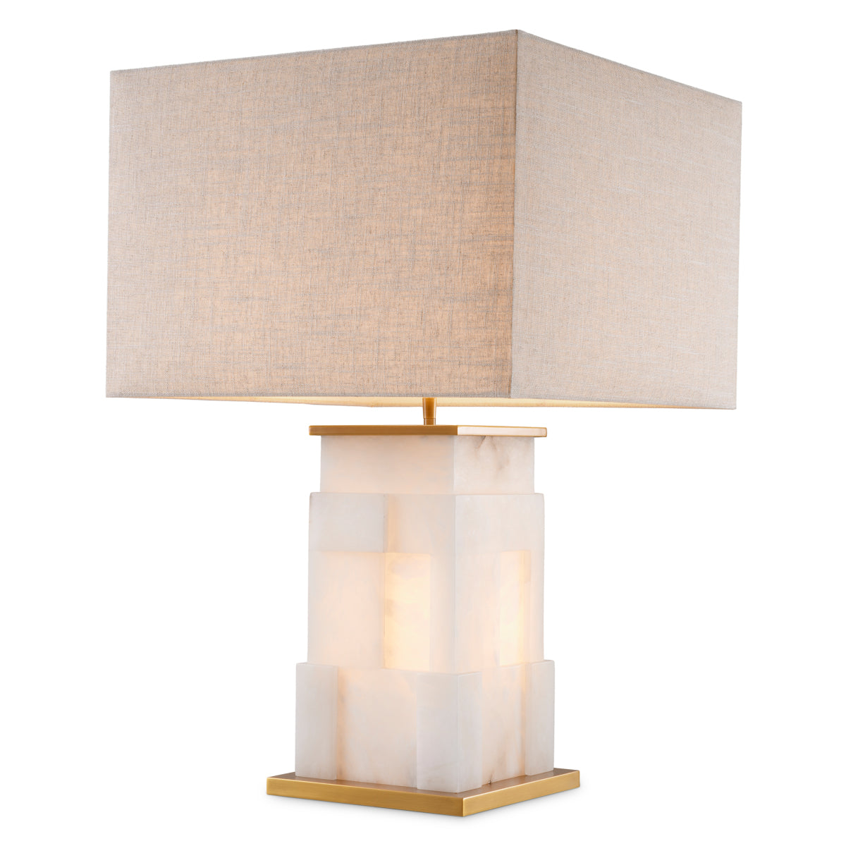 Alabaster Base Table Lamp Fabiano | Eichholtzmh.com