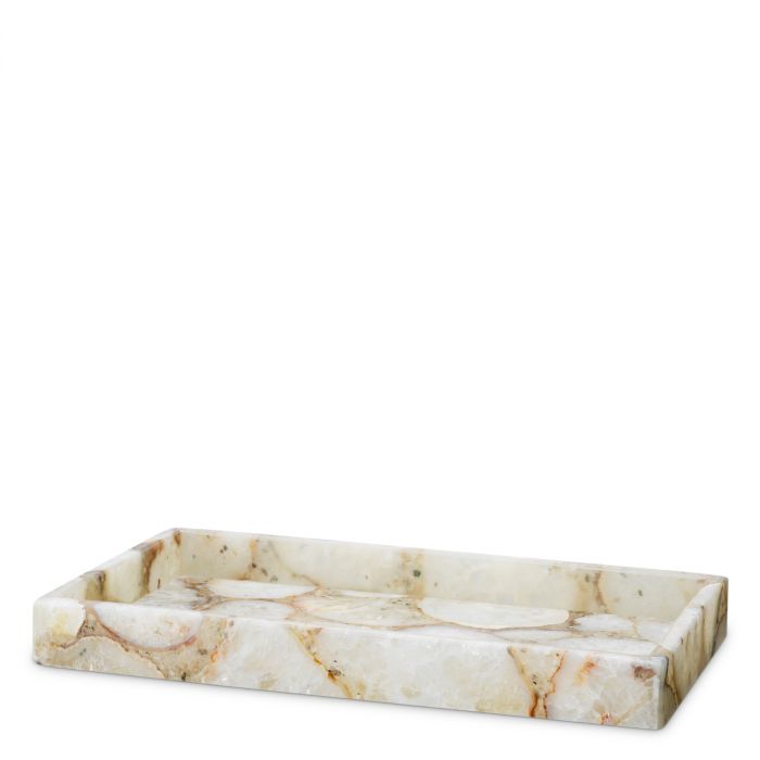 Tray Sonora Rectangular agate stone