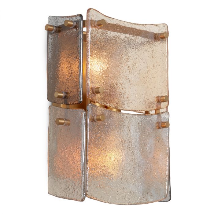 Wall Lamp Laurent antique brass finish