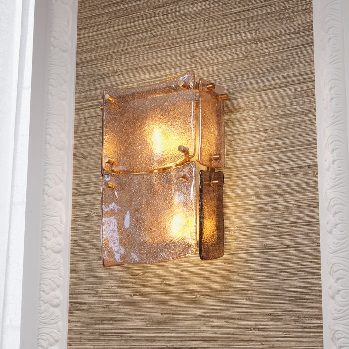 Wall Lamp Laurent antique brass finish