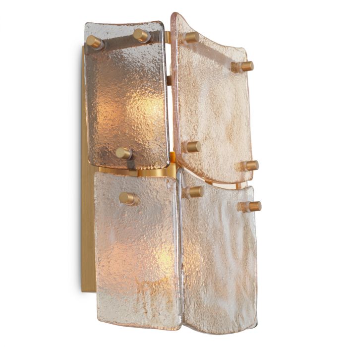 Wall Lamp Laurent antique brass finish