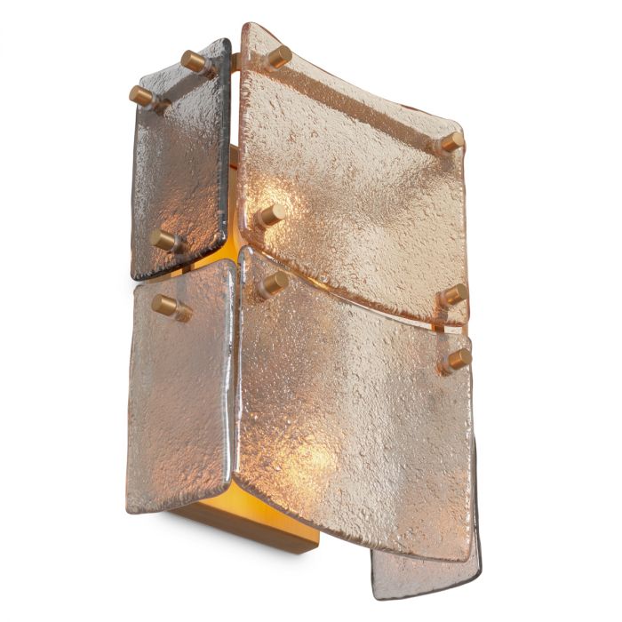Wall Lamp Laurent antique brass finish