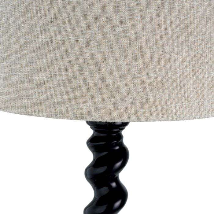 Table Lamp Massimo piano black finish incl shade