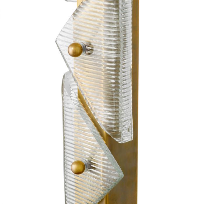 Table Lamp Mirabella vintage brass finish incl shade