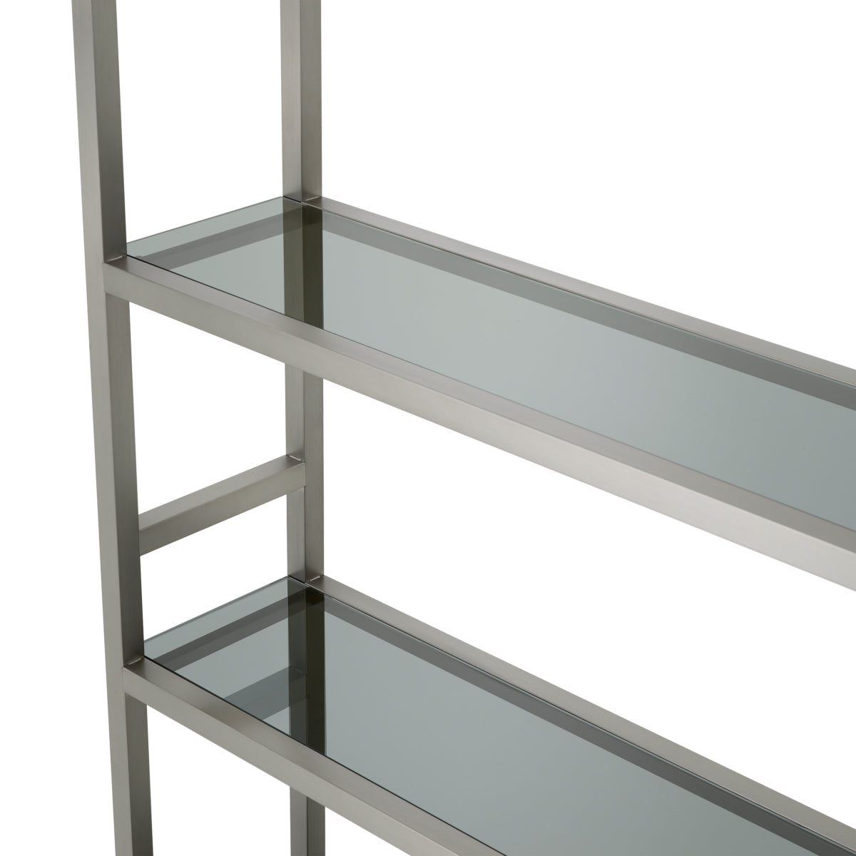 Silver Frame Glass Cabinet Corrado I