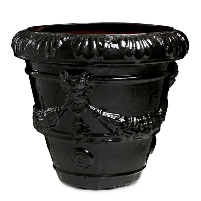 Outdoor Planter Toulon black finish