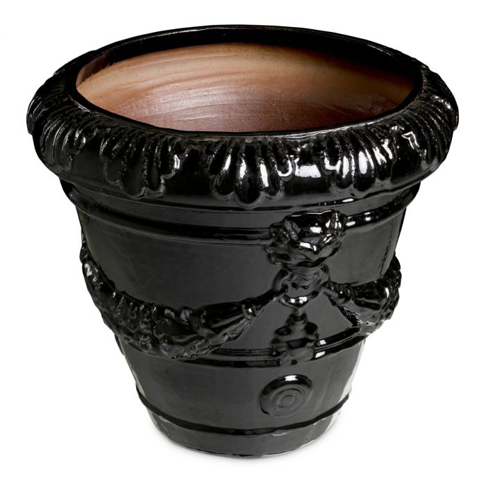 Outdoor Planter Toulon black finish