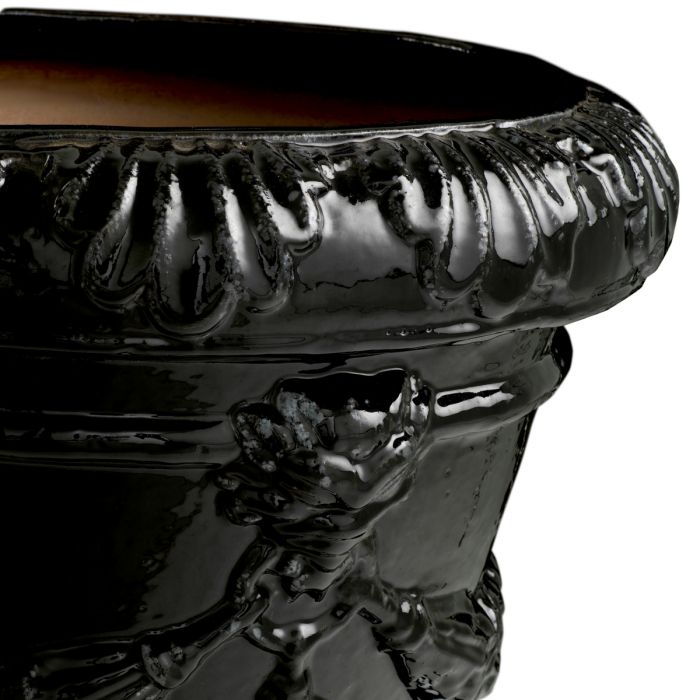 Outdoor Planter Toulon black finish