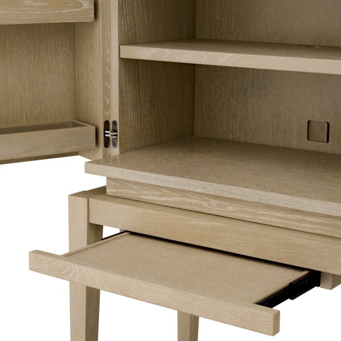 Bar Cabinet Borchard washed oak veneer