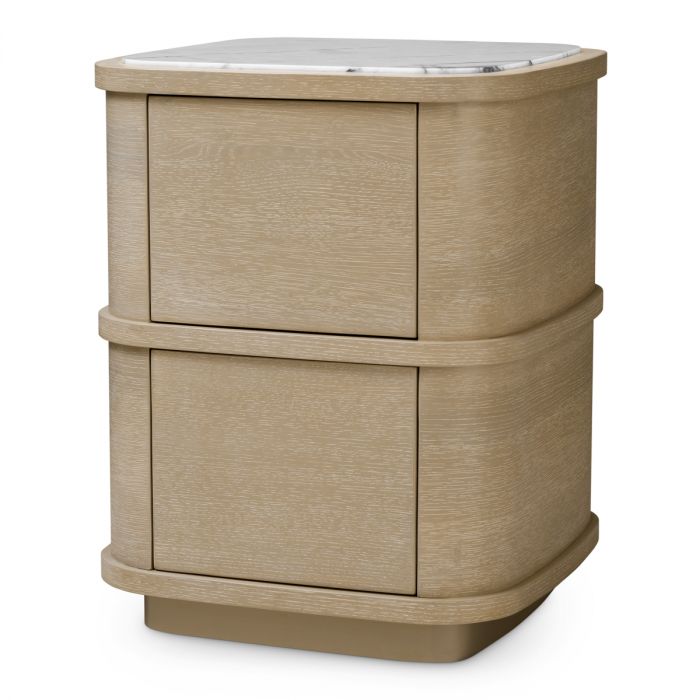 Nightstand Cabana S washed oak veneer