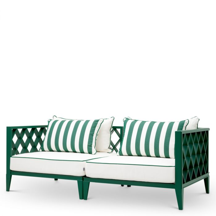 Outdoor Sofa Ocean Club S green blaise off-white florent green