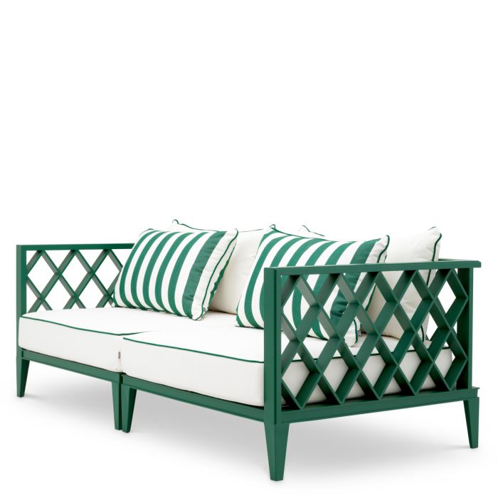 Outdoor Sofa Ocean Club S green blaise off-white florent green