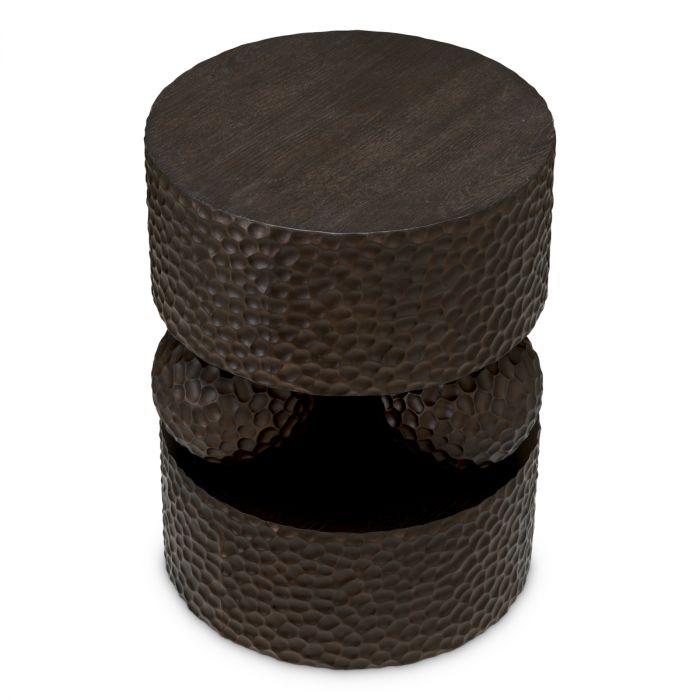 Side Table Thoren ebony oak veneer