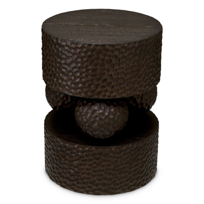 Side Table Thoren ebony oak veneer