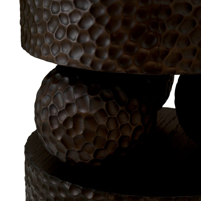 Side Table Thoren ebony oak veneer