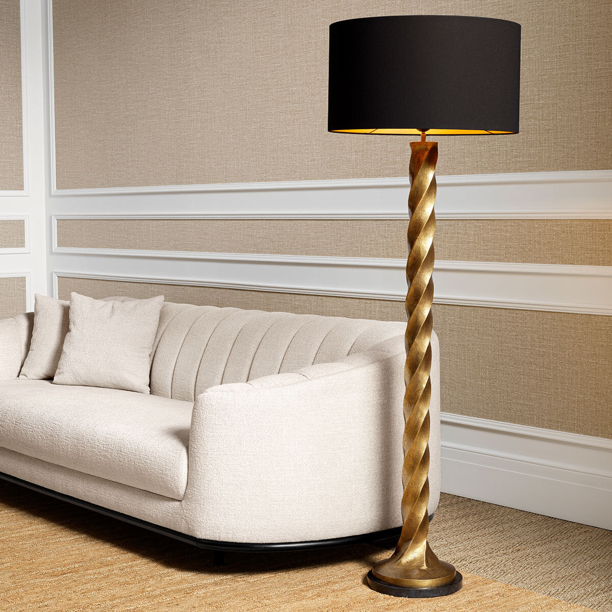 Black Shade Floor Lamp Costanza | Eichholtzmh.com