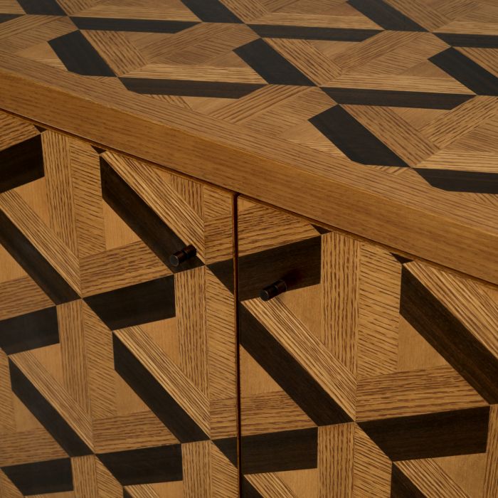 Dresser Rubicon oak veneer