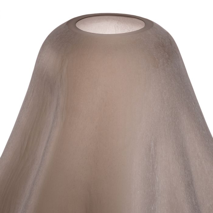 Vase Trivium sand color glass