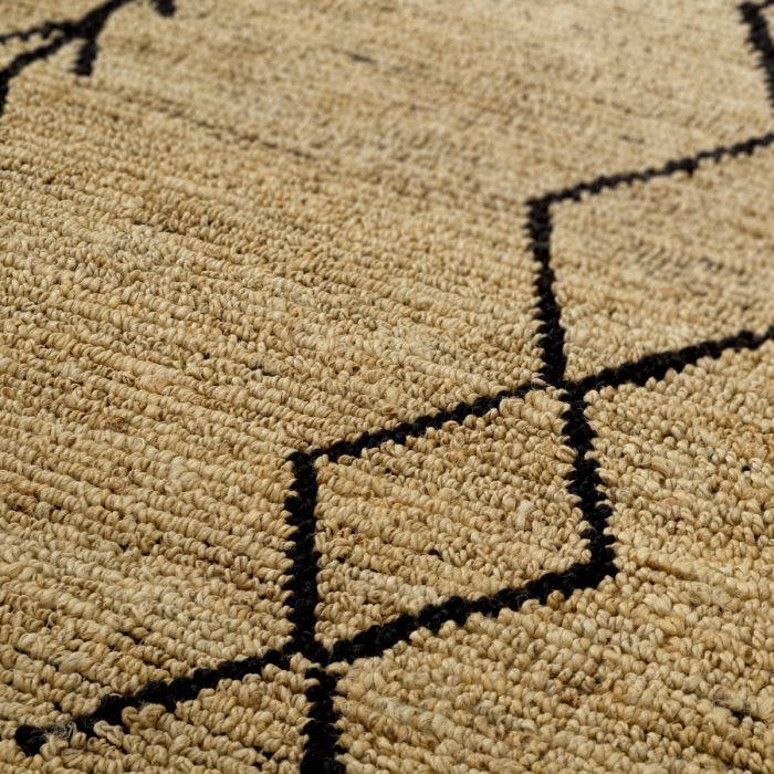 Rug Thornfield beige black 300 x 400 cm