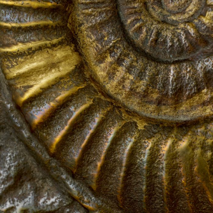 Table Lamp Kamari vintage brass finish incl shade