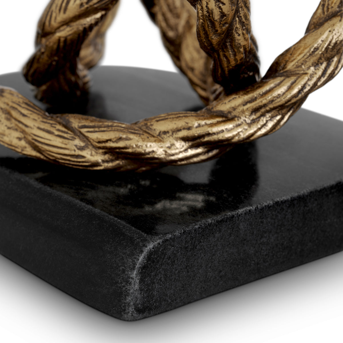 Gold Rope Bookends (2) Corwyn