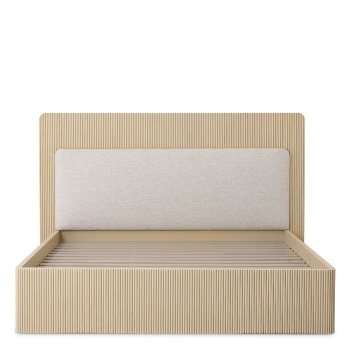 Bed Frame Dimitrios Queen size washed oak veneer durini natural