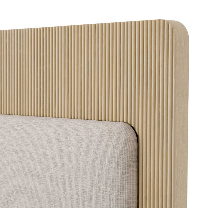 Bed Frame Dimitrios Queen size washed oak veneer durini natural