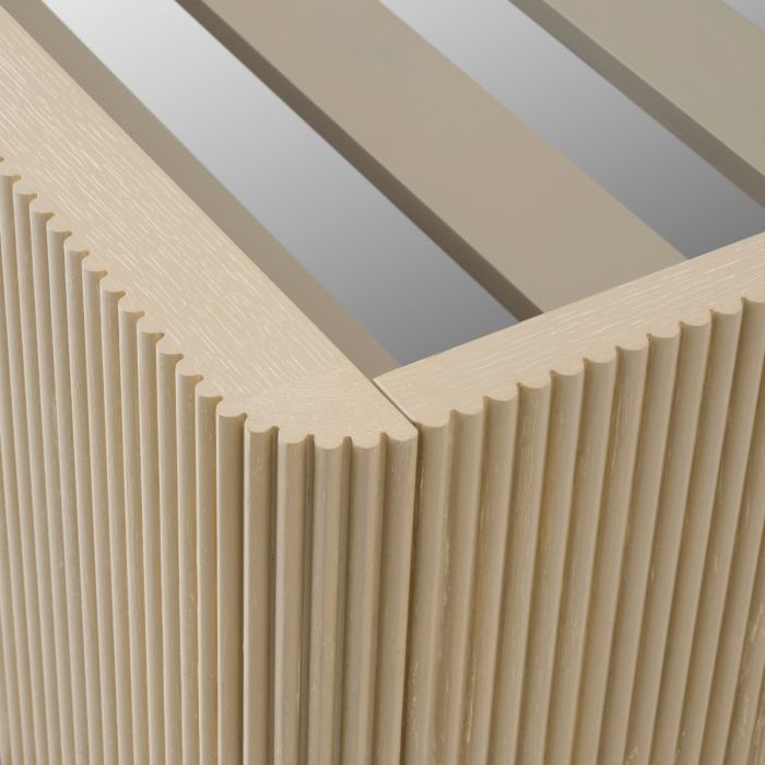 Bed Frame Dimitrios Queen size washed oak veneer durini natural