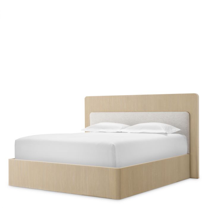 Bed Frame Dimitrios King size washed oak veneer durini natural