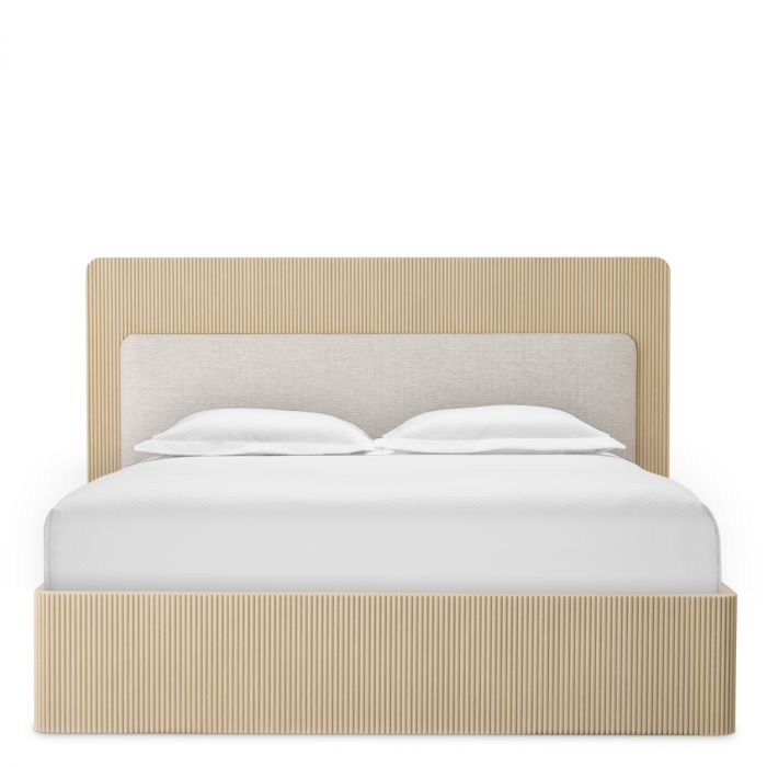 Bed Frame Dimitrios King size washed oak veneer durini natural