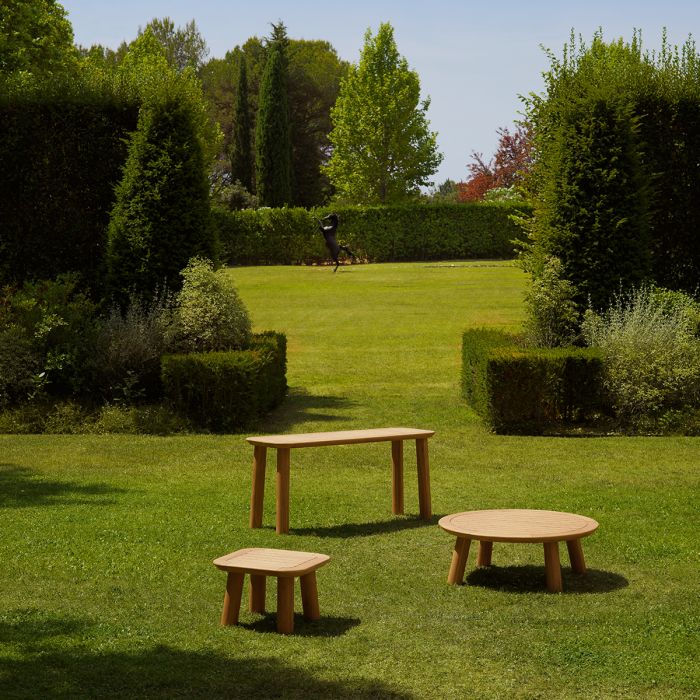 Outdoor Side Table Weston natural teak