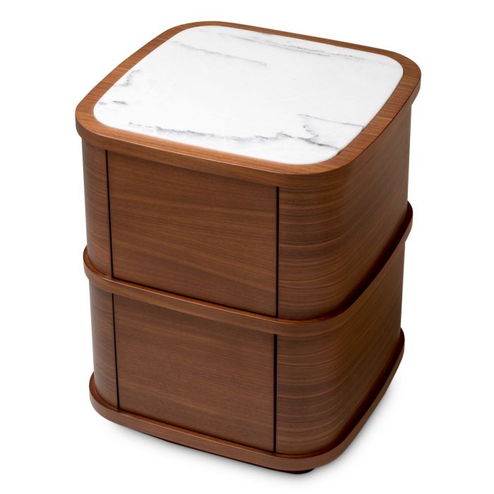Nightstand Cabana S walnut veneer