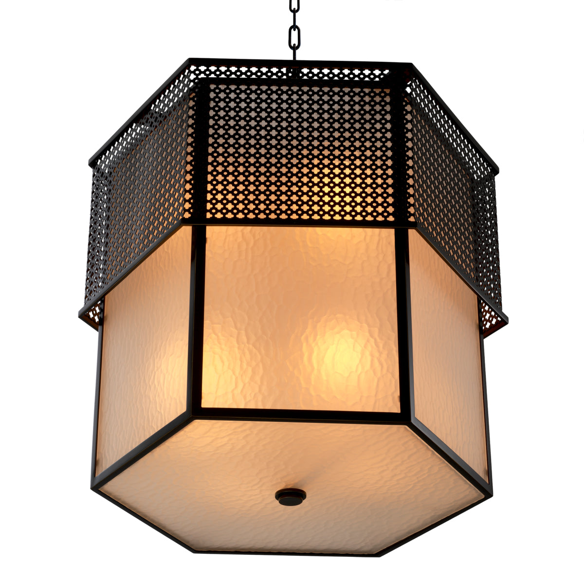 Bronze Frosted Glass Chandelier Minerva | Eichholtzmh.com