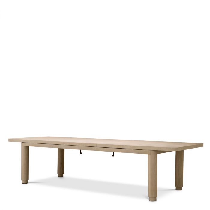 Extendable Dining Table Atelier S washed oak veneer
