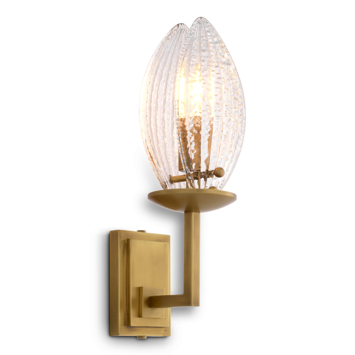 Ribbed Glass Wall Lamp Persephone | Eichholtzmh.com