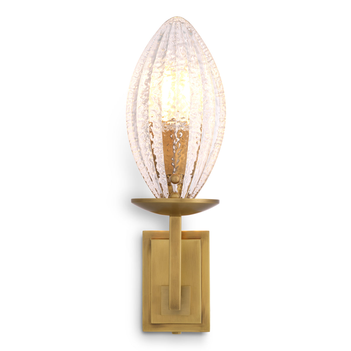 Ribbed Glass Wall Lamp Persephone | Eichholtzmh.com