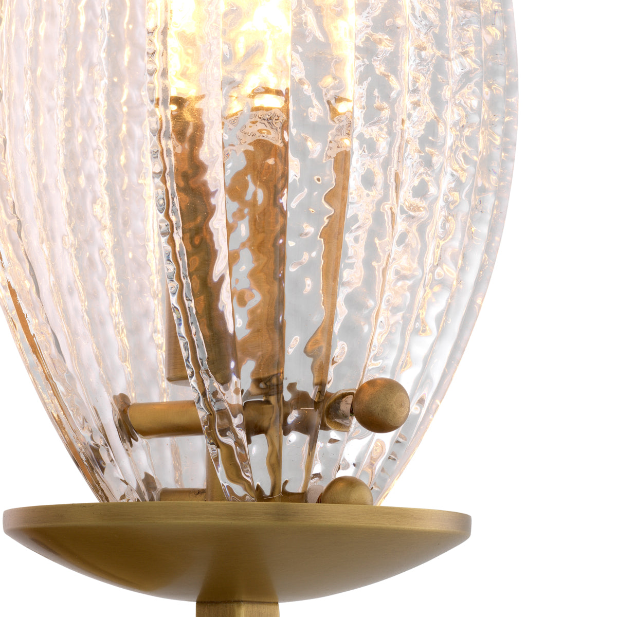 Ribbed Glass Wall Lamp Persephone | Eichholtzmh.com