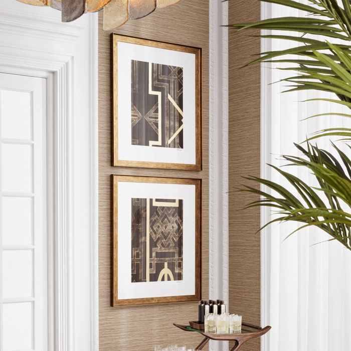 Print Trellis Pattern by Ethan Harper I set of 2