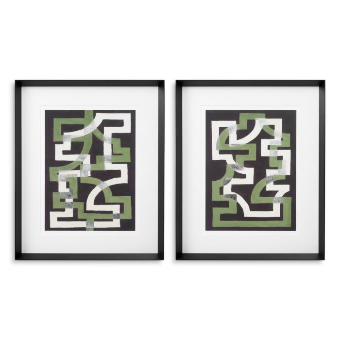 Print Window Trellis by Michael Willett set of 2